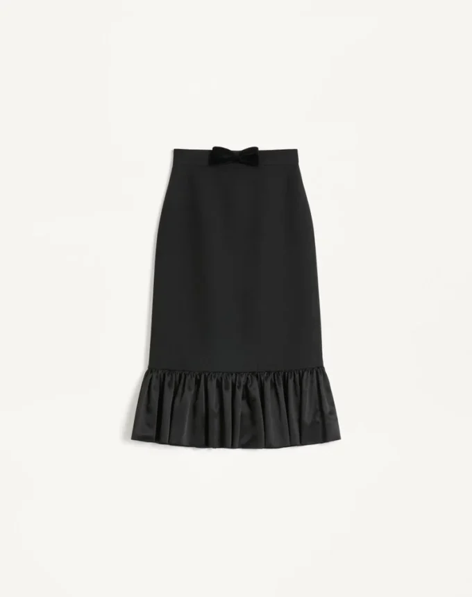 Spódnica midi Crepe Couture