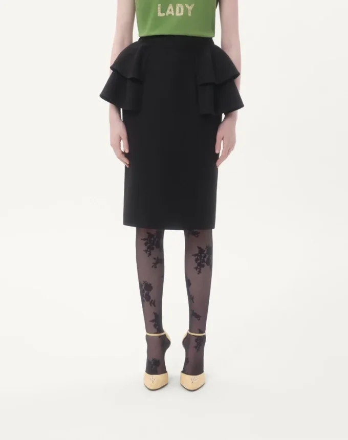 Spódnica midi Crepe Couture Spódnica midi Crepe Couture