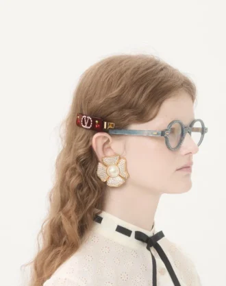 Spinka do włosów Vlogo Signature z żywicy, metalu i kryształów Swarovski®