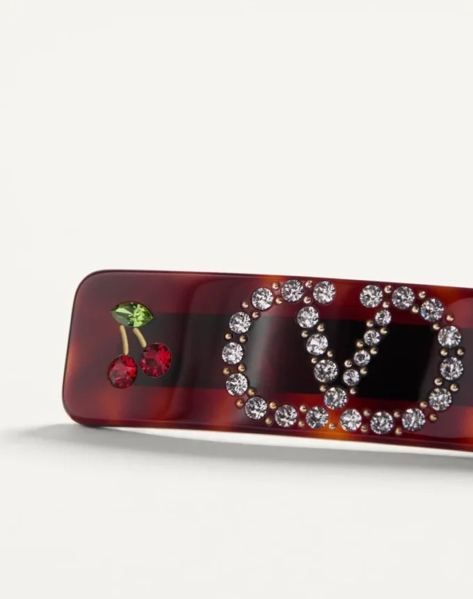 Spinka do włosów Vlogo Signature z żywicy, metalu i kryształów Swarovski® Spinka do włosów Vlogo Signature z żywicy, metalu i kryształów Swarovski®