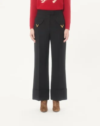 Spodnie Crepe Couture