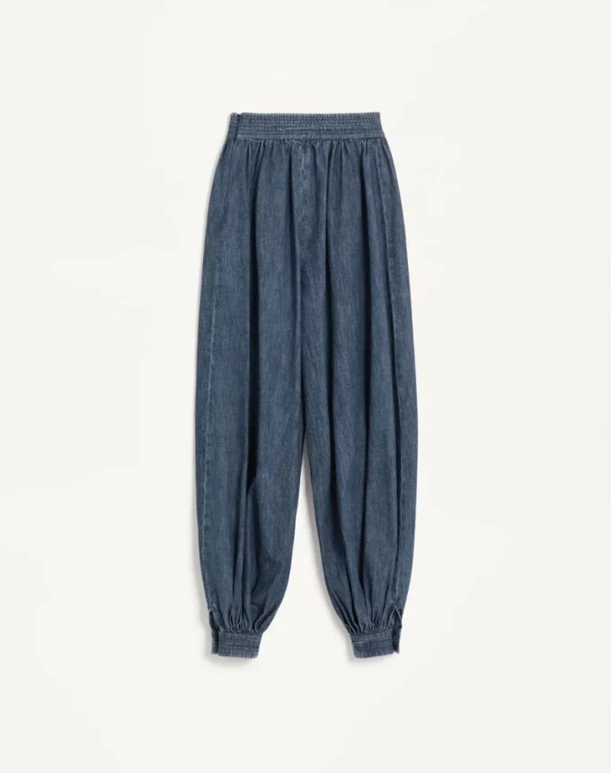 Spodnie z dżinsu chambray