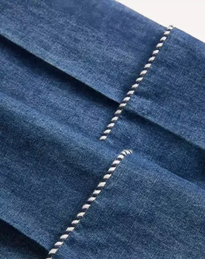 Spodnie z dżinsu chambray