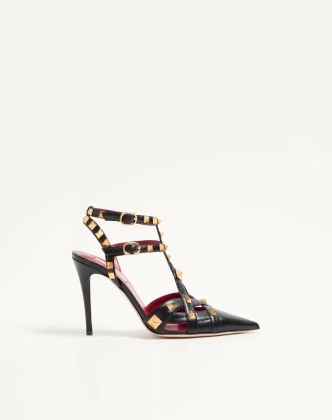 Studdy Kidskin Pumps 100 mm