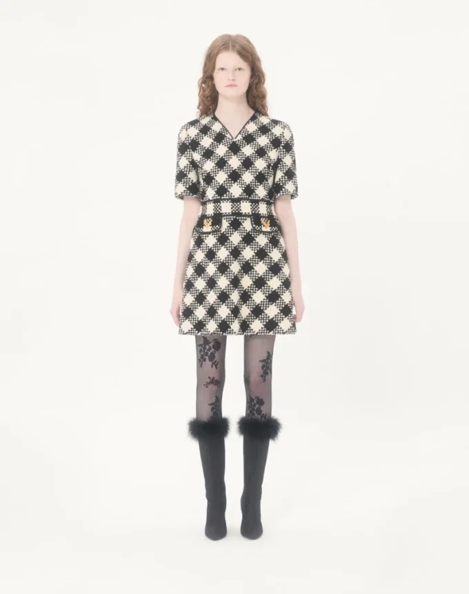 Sukienka Damier Tweed Sukienka Damier Tweed