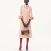 Sukienka midi z krepy couture Sukienka midi z krepy couture
