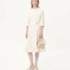 Sukienka midi z krepy couture Sukienka midi z krepy couture