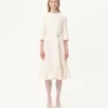 Sukienka midi z krepy couture Sukienka midi z krepy couture