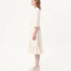 Sukienka midi z krepy couture Sukienka midi z krepy couture