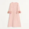 Sukienka midi z krepy couture Sukienka midi z krepy couture