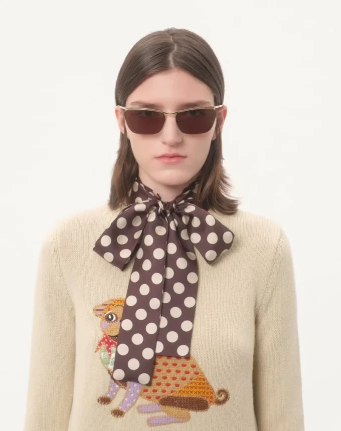 Sweter z haftem Le Chien De La Maison