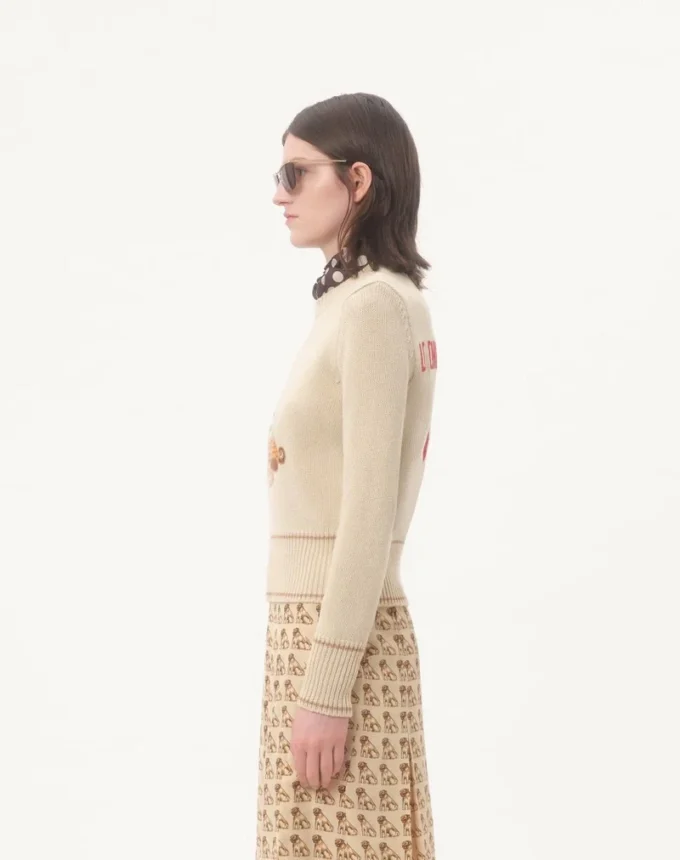 Sweter z haftem Le Chien De La Maison