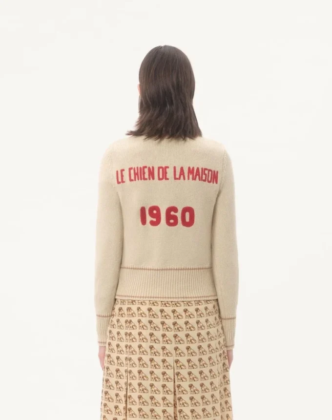 Sweter z haftem Le Chien De La Maison