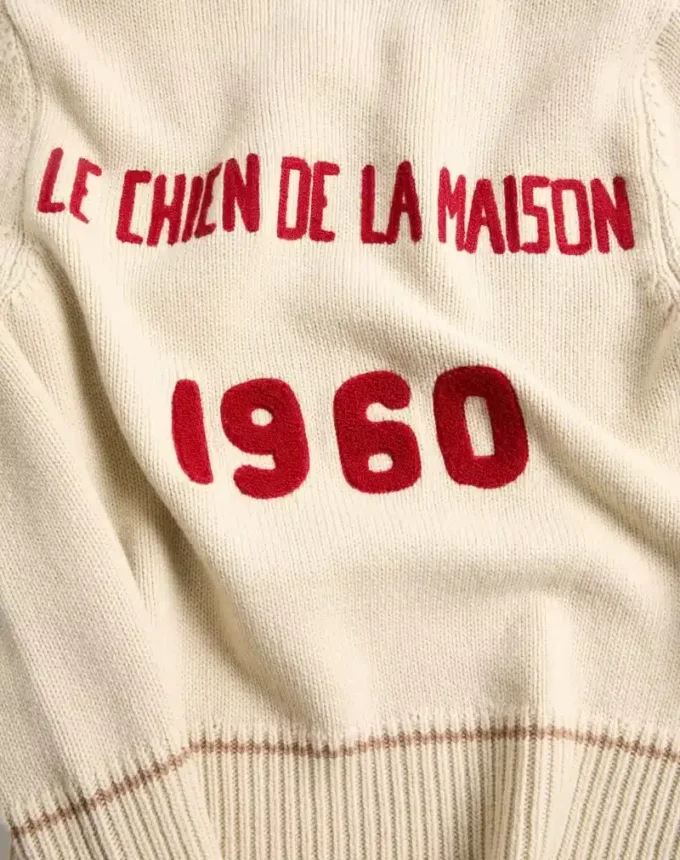 Sweter z haftem Le Chien De La Maison