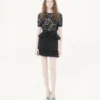 Krótka spódnica z krepy Couture Krótka spódnica z krepy Couture