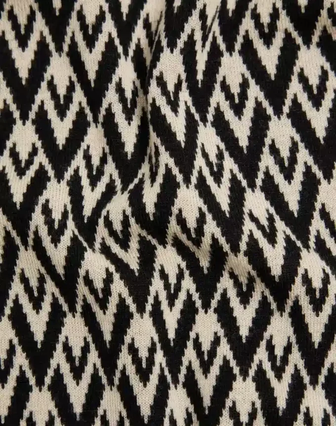 Sweter z wełny żakardowej Toute La V Sweter z wełny żakardowej Toute La V