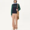 Sweter z wełny i bawełny z wzorem żakardowym Chez Valentino