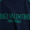 Sweter z wełny i bawełny z wzorem żakardowym Chez Valentino