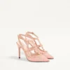 Szpilki Rockstud z paskami 100 mm