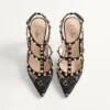 Szpilki Rockstud z paskami 100 mm
