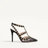 Szpilki Rockstud z paskami 100 mm