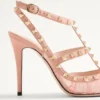 Szpilki Rockstud z paskami 100 mm