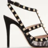 Szpilki Rockstud z paskami 100 mm