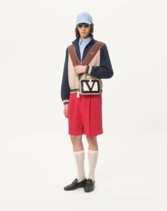 Torba crossbody Valentino Garavani Viva Superstar z nappa