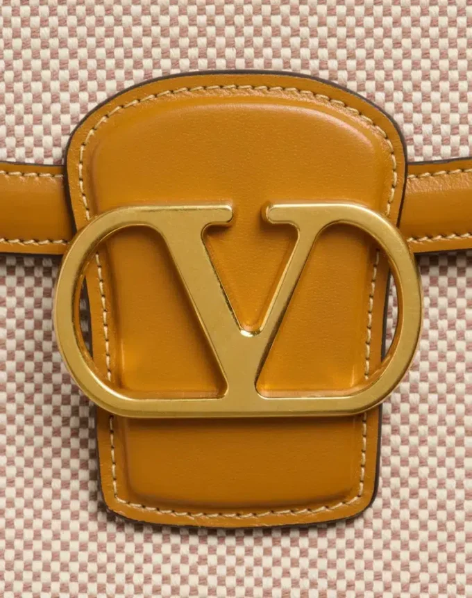 Torba na ramię Valentino Garavani 9To5 z płótna Torba na ramię Valentino Garavani 9To5 z płótna