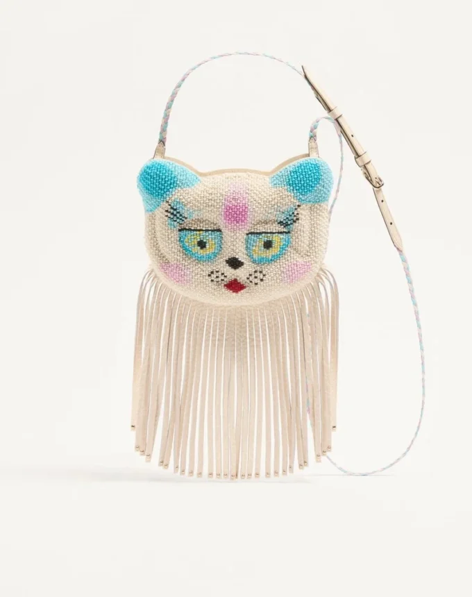 Torba na ramię Valentino Garavani Le Chat De La Maison