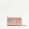 Torba na ramię Valentino Garavani Rockstud Spike z laminowanej skóry nappa Torba na ramię Valentino Garavani Rockstud Spike z laminowanej skóry nappa