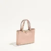 Torba na zakupy Rockstud Mini z laminowanej ziarnistej skóry cielęcej Torba na zakupy Rockstud Mini z laminowanej ziarnistej skóry cielęcej
