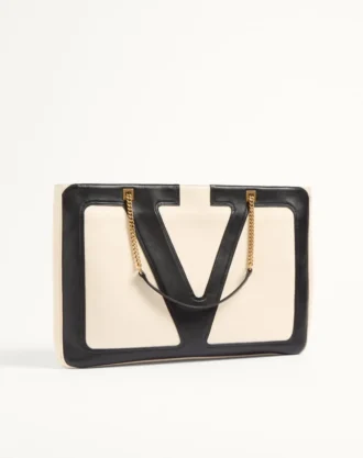 Torba na zakupy Valentino Garavani Viva Superstar z nappa