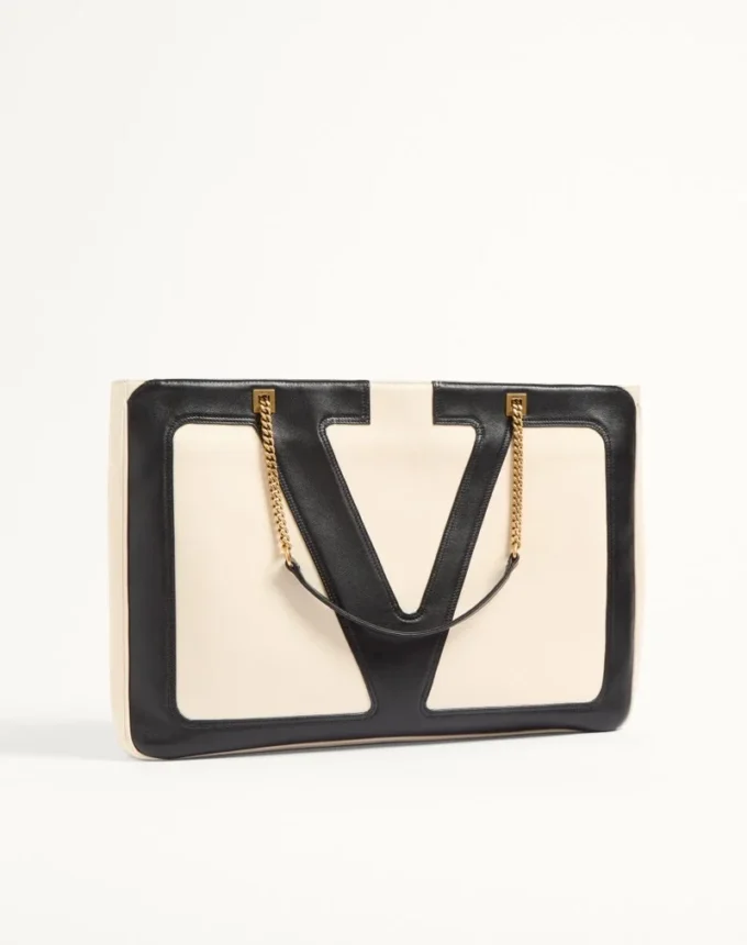 Torba na zakupy Valentino Garavani Viva Superstar z nappa