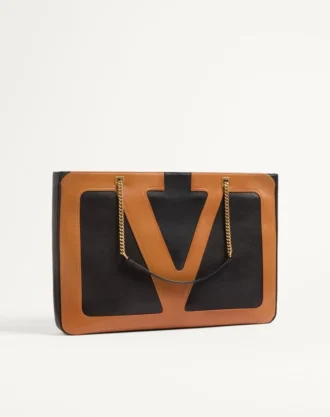 Torba na zakupy Valentino Garavani Viva Superstar z nappa