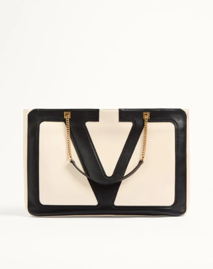Torba na zakupy Valentino Garavani Viva Superstar z nappa
