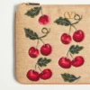 Torba Vlogo Signature z raffii żakardowej z motywem Cherryfic Torba Vlogo Signature z raffii żakardowej z motywem Cherryfic