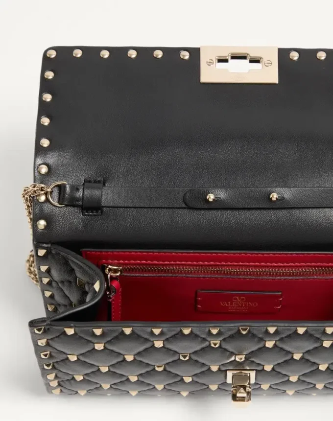 Torebka crossbody Rockstud Spike z nappa Torebka crossbody Rockstud Spike z nappa