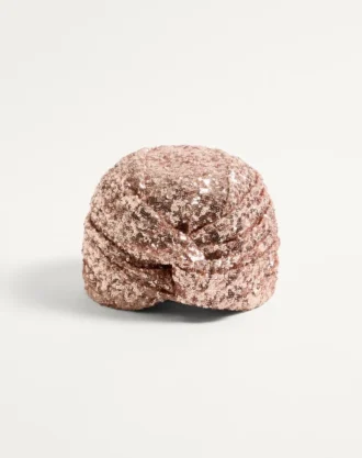 Turban z cekinami
