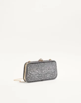 Valentino Garavani Carry Secrets Minaudiere z kryształkami Valentino Garavani Carry Secrets Minaudiere z kryształkami