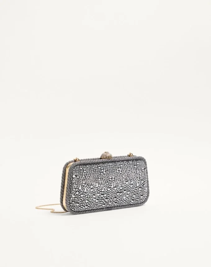Valentino Garavani Carry Secrets Minaudiere z kryształkami Valentino Garavani Carry Secrets Minaudiere z kryształkami