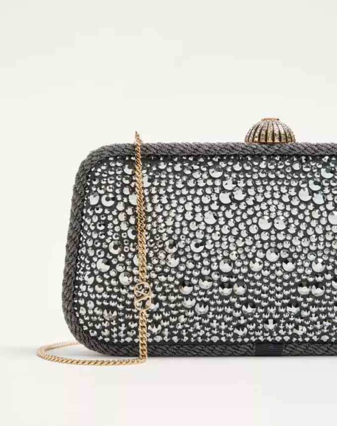 Valentino Garavani Carry Secrets Minaudiere z kryształkami Valentino Garavani Carry Secrets Minaudiere z kryształkami