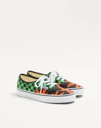 Valentino Garavani i Vans niskie trampki z nadrukiem VLogo Checkerboard i Tropical Leaves Valentino Garavani i Vans niskie trampki z nadrukiem VLogo Checkerboard i Tropical Leaves