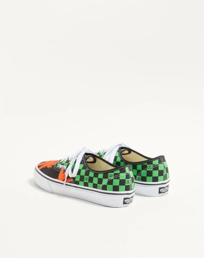 Valentino Garavani i Vans niskie trampki z nadrukiem VLogo Checkerboard i Tropical Leaves