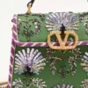 Valentino Garavani Mini Vsling Haftowana torebka z logo z kryształkami Valentino Garavani Mini Vsling Haftowana torebka z logo z kryształkami