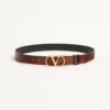 Vlogo Signature Dwustronny pasek z błyszczącej skóry cielęcej 30 mm Vlogo Signature Dwustronny pasek z błyszczącej skóry cielęcej 30 mm