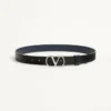 Vlogo Signature Dwustronny pasek z błyszczącej skóry cielęcej 30 mm Vlogo Signature Dwustronny pasek z błyszczącej skóry cielęcej 30 mm