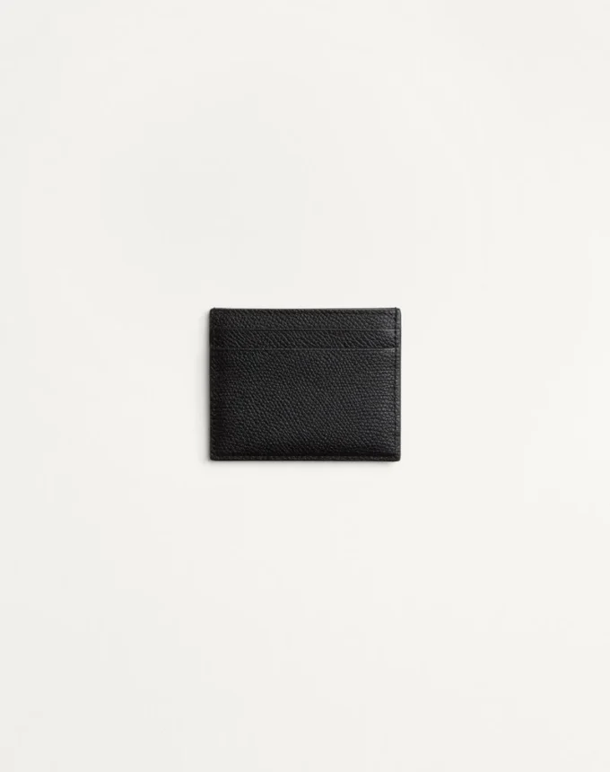 VLogo Signature Grainy Calfskin Card Holder VLogo Signature Grainy Calfskin Card Holder