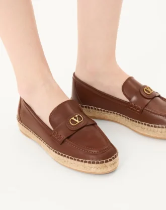 Vlogo Signature Loafers z cielęcej skóry 20 mm Vlogo Signature Loafers z cielęcej skóry 20 mm
