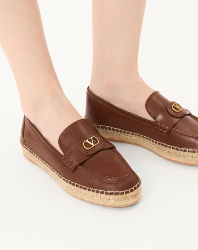 Vlogo Signature Loafers z cielęcej skóry 20 mm Vlogo Signature Loafers z cielęcej skóry 20 mm